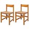 Spanische Stühle aus Rattan & Holz, 1950er, 2er Set 10