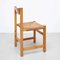 Spanish Rattan & Wood Chairs, 1950s, Set of 2 3
