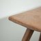 20th Century Rustic French Stool in Wood, Image 6