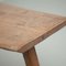 20th Century Rustic French Stool in Wood 5