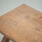 20th Century Rustic French Stool in Wood, Image 8