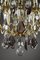Large 19th Century White and Amethyst Crystal Chandelier 8