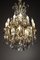 Large 19th Century White and Amethyst Crystal Chandelier 13