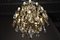 Large 19th Century White and Amethyst Crystal Chandelier 20