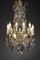 Large 19th Century White and Amethyst Crystal Chandelier 12