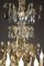Large 19th Century White and Amethyst Crystal Chandelier 6