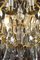 Large 19th Century White and Amethyst Crystal Chandelier 15