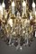 Large 19th Century White and Amethyst Crystal Chandelier 14