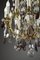 Large 19th Century White and Amethyst Crystal Chandelier 7