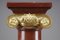 Column in Red Languedoc Marble and Gilt Bronze 8