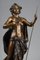 Gustave Obiols, Nymphe mit Mohnblumen, Bronzeguss 3