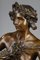 Gustave Obiols, Ninfa con papaveri, bronzo fuso, Immagine 7