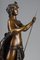 Gustave Obiols, Ninfa con papaveri, bronzo fuso, Immagine 14