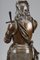 Eutrope Bouret, Jeanne D'arc Standing Holding the Sword, Bronze 15