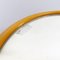 Modern Round Italian Yellow Ocher Plastic Mirror, 1980s 10