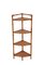 Mid-Century Italian Bamboo and Rattan Corner Shelf, 1970s 3