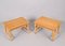 Italian Mid-Century Modern Bamboo, Rattan and Wood Coffee Tables, 1980s, Set of 2 12