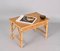 Italienische Mid-Century Modern Bambus, Rattan und Holz Couchtische, 1980er, 2er Set 13