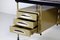 Arco Schreibtisch mit Schubladen aus Metall von BBPR für Olivetti, 1962 6