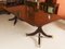 20th Century Regency Revival Twin Pillar Dining Table, Image 16