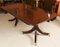 20th Century Regency Revival Twin Pillar Dining Table, Image 5