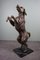 Bronzestatue eines Hundes auf Marmorsockel 2
