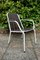 Stackable Garden Chairs in Teak and Steel Tube from Daneline Denmark, 1960s, Set of 5, Image 1