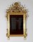 Espejo Luis XVI dorado de madera y pan de oro, finales de 1800, Imagen 1