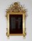 Louis XVI Gilt Mirror in Wood & Gold Leaf, Late 1800s, Image 1