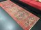 Turkish Red Color Distressed Entryway Long Runner Rug 5