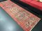 Turkish Red Color Distressed Entryway Long Runner Rug, Image 5