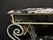 French Console in Wrought Iron and Marble 11