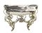 French Console in Wrought Iron and Marble 1