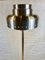 Lámpara de pie danesa de metal dorado, Imagen 7