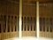 Barschrank aus Holz, Korbgeflecht und Schmiedeeisen mit Hocker, 1960er, Frankreich, 2er Set 9