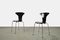 Myggen or Mosquito Chairs by Arne Jacobsen for Fritz Hansen, Denmark, 1973, Set of 2 1