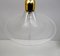 Mid-Century Modern Pendant Lamp in Spiral Murano Glass, Italy, 1970s 4