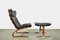Scandinavian Easy Chair with Footstool by Ingmar Relling for Westnofa, Norway, 1970s, Set of 2, Image 1