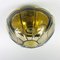 Large Mid-Century Glass Ceiling Light or Flush Mount from Limburg, Germany, 1960s, Image 2