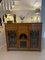 Victorian Oak Display Cabinet 4