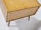 Mid-Century Cherrywood Mini Sideboard with Intarsia, 1960s, Image 7