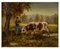After Julien Dupre, The Sheperdess of Cows, 2008, Oil on Canvas, Framed 5