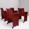 Vintage Armchairs in Leather from Matteo Grassi, Set of 4, Image 2