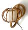French Rattan Bamboo Wall Light by Louis Sognot, 1960s 15