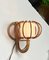 French Rattan Bamboo Wall Light by Louis Sognot, 1960s 2