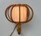 French Rattan Bamboo Wall Light by Louis Sognot, 1960s 13
