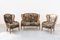 Sofa and 2 Bamboo Armchairs, 1980s, Set of 3 1