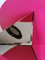 Large Triangular Mirrored Plinth with Pink Lacquer Base by Rougier, Canada, 1970s 4