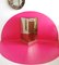 Large Triangular Mirrored Plinth with Pink Lacquer Base by Rougier, Canada, 1970s 10