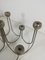 Italian Minimalist Chrome-Plated Steel Candleholder, Image 4